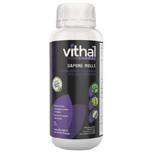 Vithal Expert Sapone Molle Potassico Corroborante, Potenziatore Naturale delle Difese delle Piante Contro Insetti, Melata e Stress – 1 L