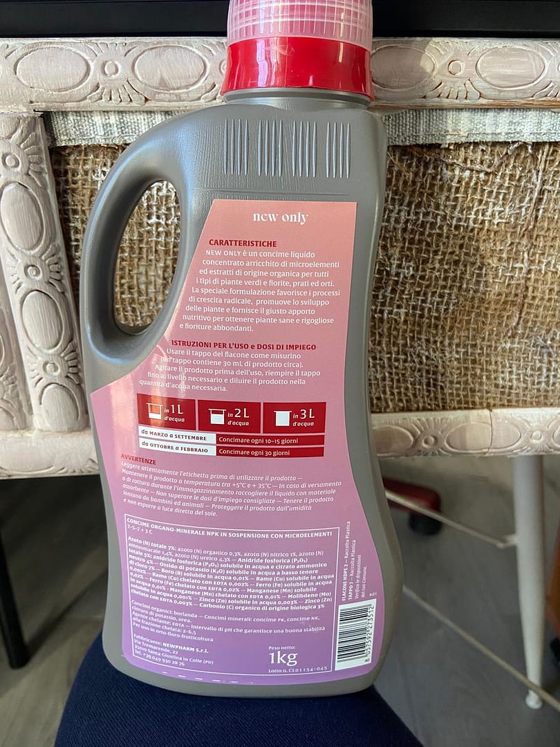 Concime organo-minerale NPK 7-5-7+3 C con microelementi New Only - immagine 3